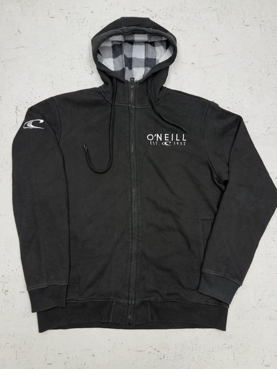 O'Neill Zip Hoodie schwarz Vorderseite