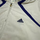 Adidas Trainingsjacke creme lila Logo Detail