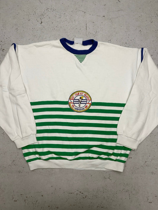 Adidas Get Your Kit Ready Sweatshirt weiß grün Vorderseite
