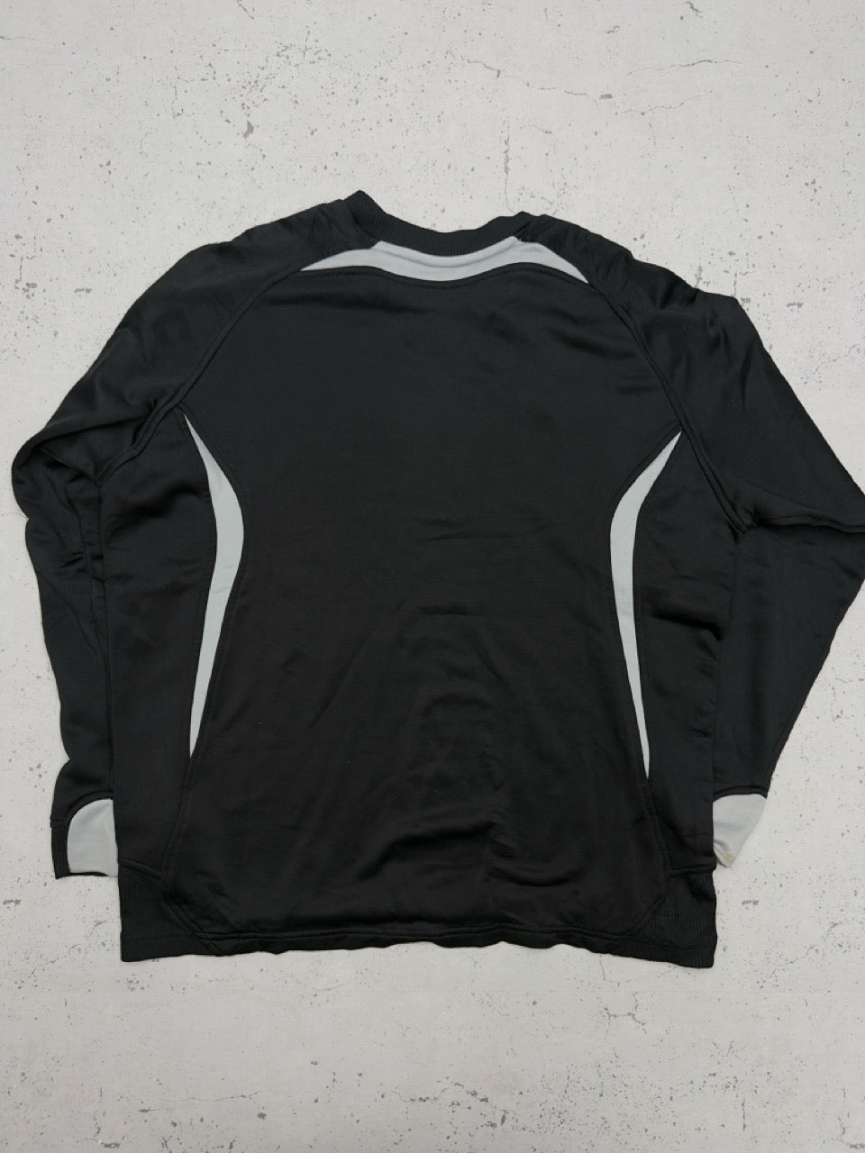 Nike Trikot Longsleeve schwarz grau Rückseite