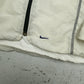 Nike Windbreaker Kapuzenjacke creme Swoosh Logo Detail