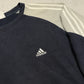 Adidas Raglan Sweatshirt navy grau Logo Detail