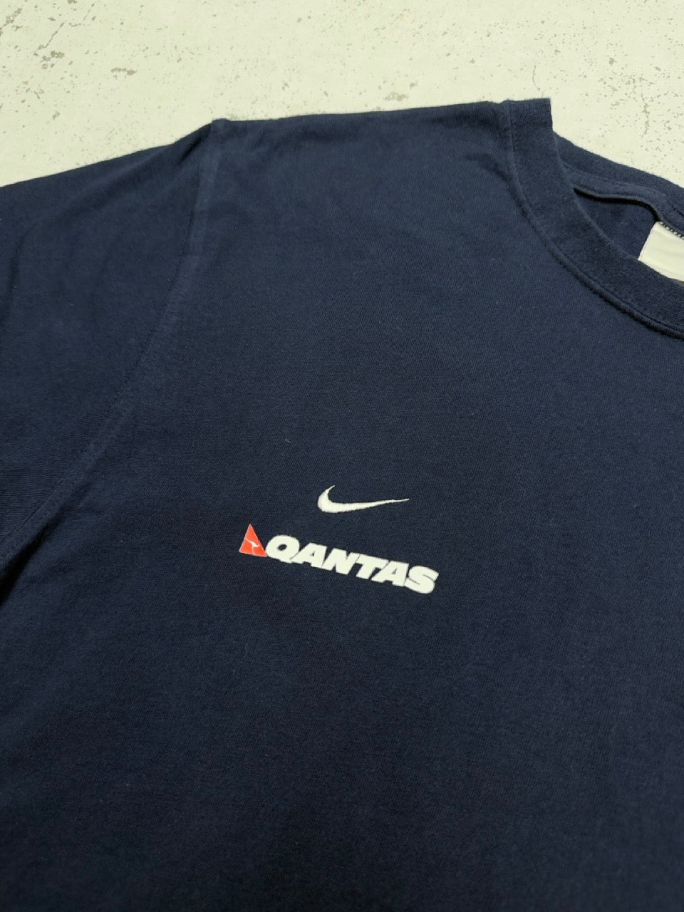 Nike Australia Socceroos Qantas T-Shirt navy Swoosh und Qantas Logo Detail
