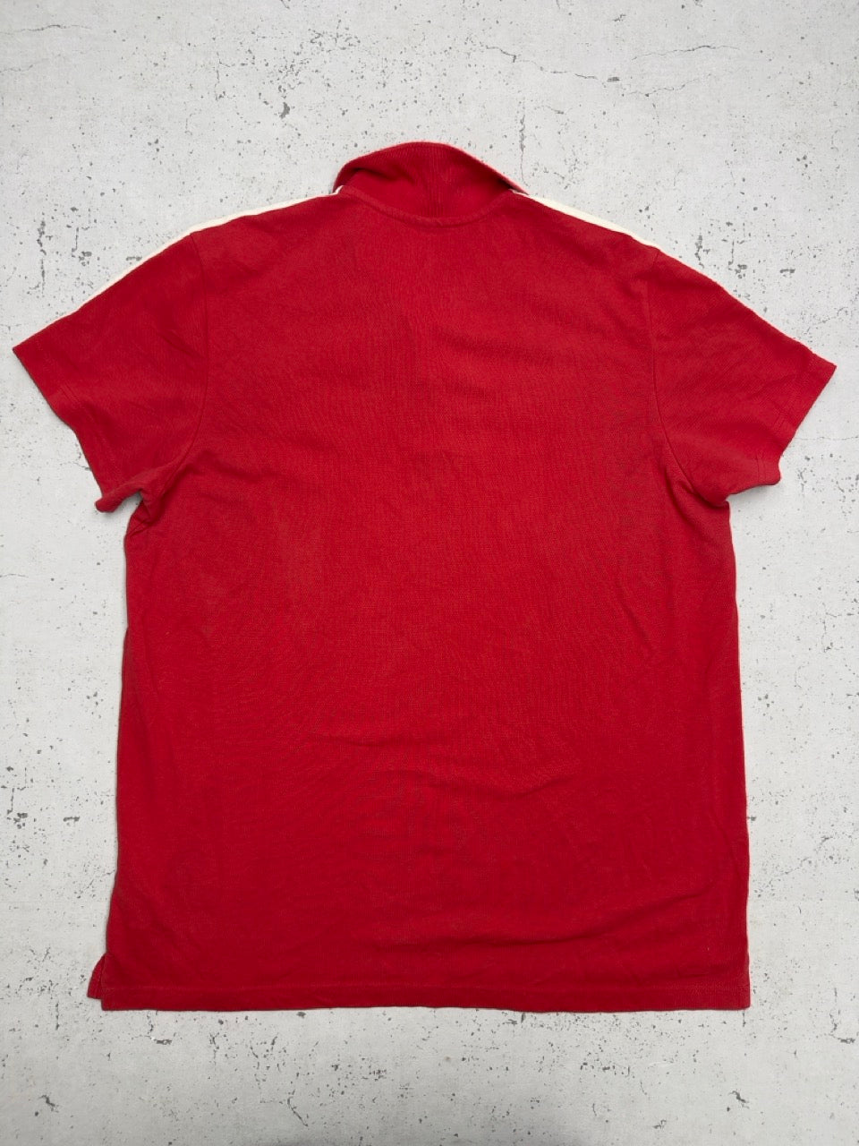 Adidas Manchester United Poloshirt rot Rückseite