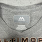 Majestic MLB Baltimore Orioles T-Shirt grau meliert Etikett