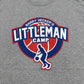 Littleman Camp Basketball T-Shirt grau meliert Print Detail