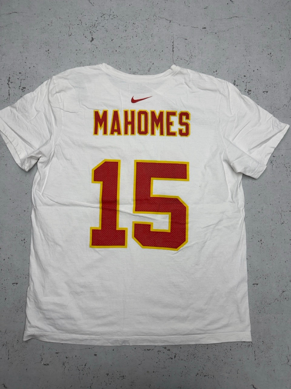 Nike NFL Kansas City Chiefs Mahomes T-Shirt weiß Rückseite