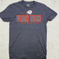 Utah Tech Trailblazers College T-Shirt navy meliert Vorderseite