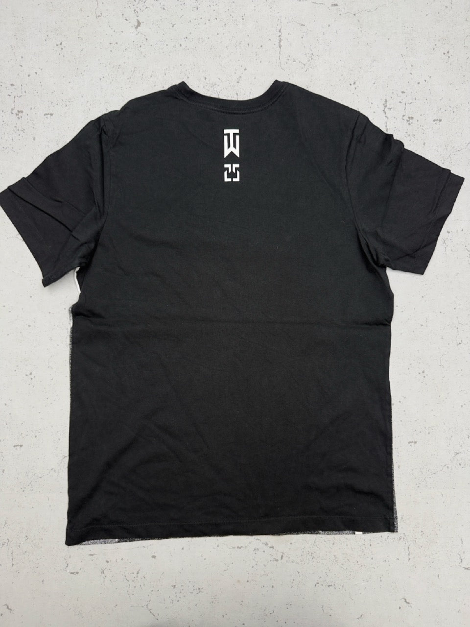 Nike Tiger Woods Golf Fotoprint T-Shirt schwarz Rückseite