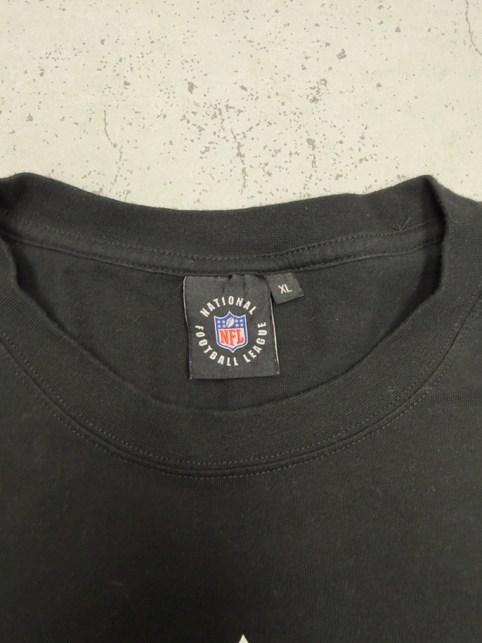 NFL T-Shirt schwarz Etikett