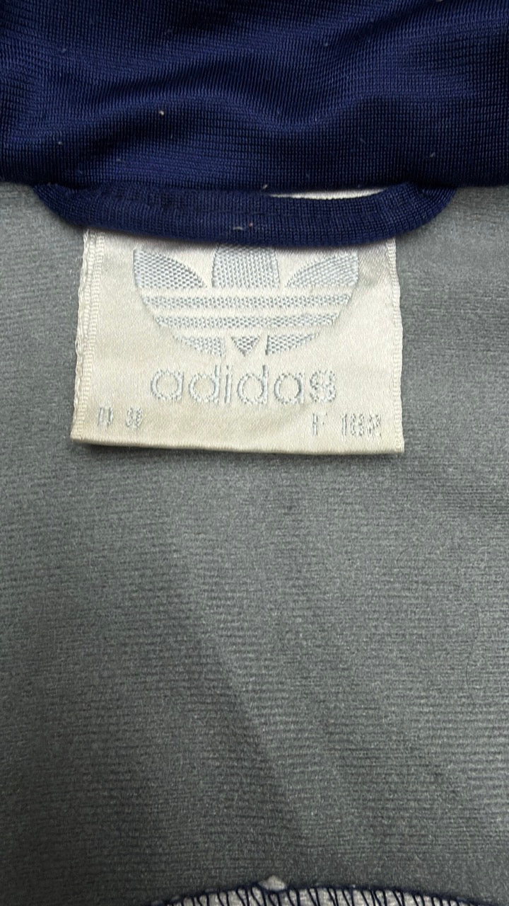 Adidas Trainingsjacke grau navy bordeaux Etikett