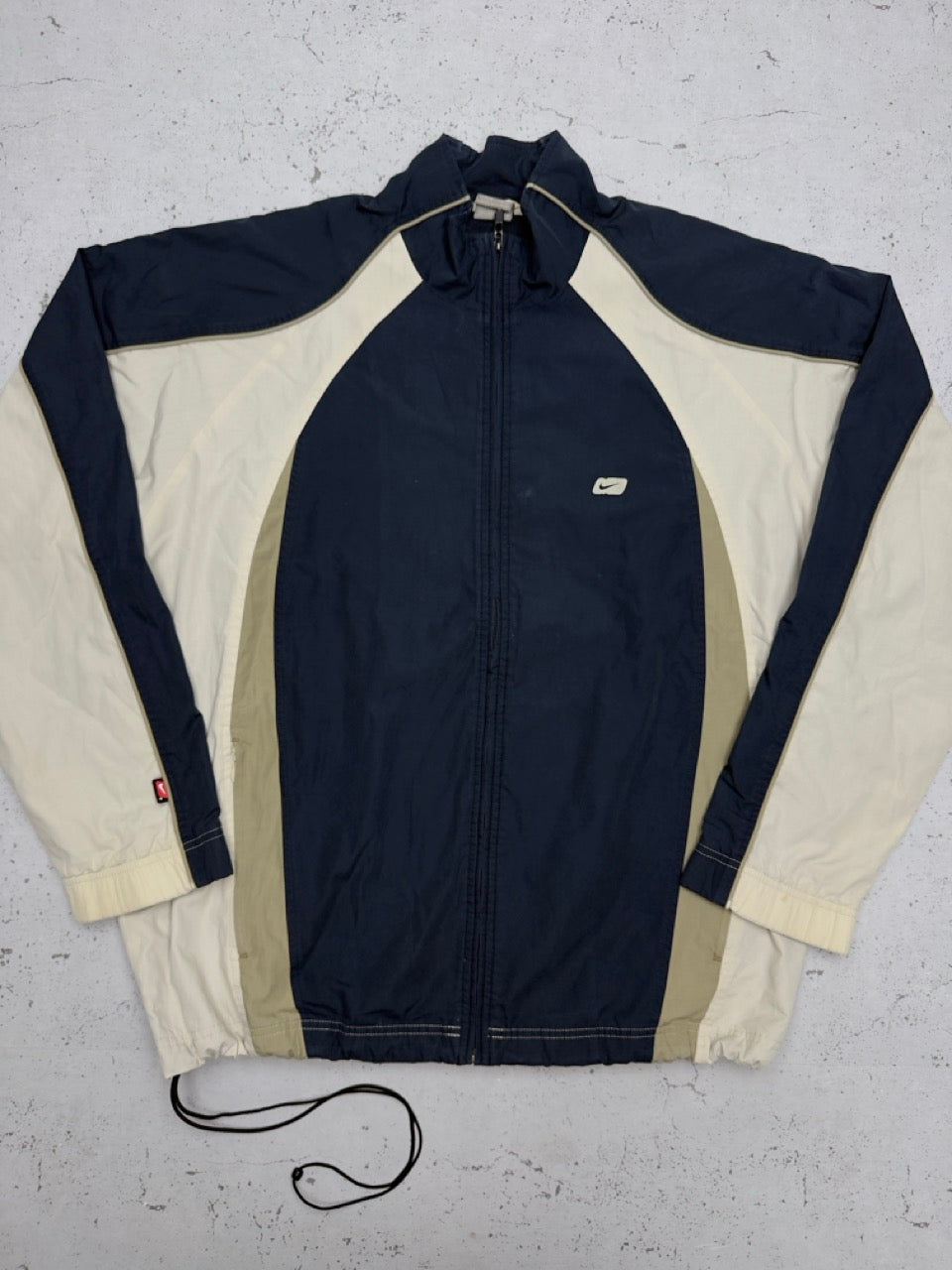 Nike Nylonjacke navy creme Vorderseite