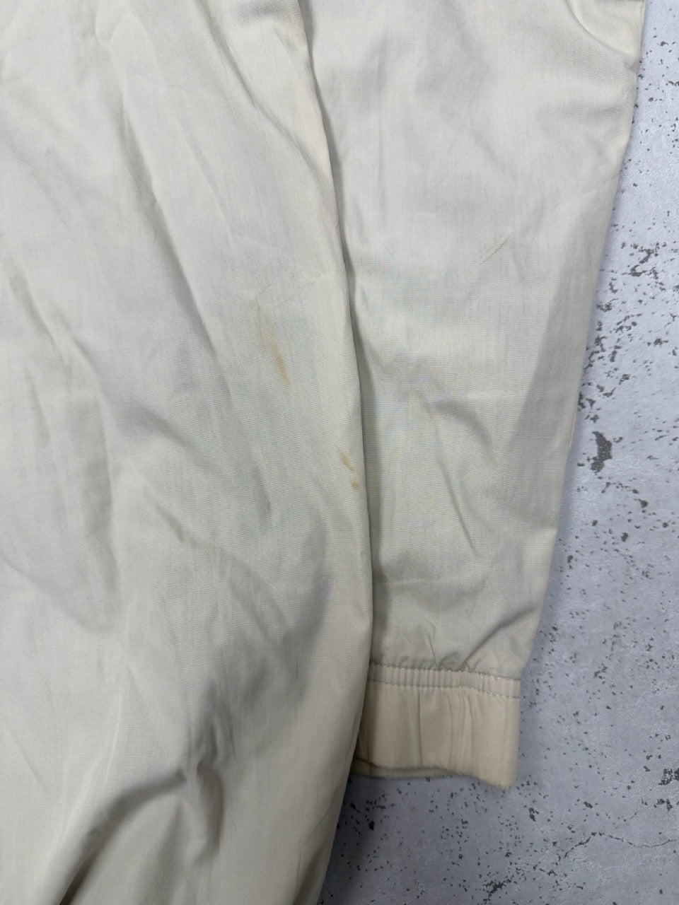 Nike Nylonjacke navy creme Zustand Detail Ärmel