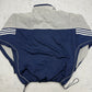 Adidas Trainingsjacke grau navy Rückseite