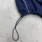 Adidas Trainingsjacke grau navy Kordelzug Detail