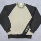 Adidas Raglan Sweatshirt beige dunkelbraun Vorderseite