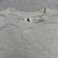Nike Swoosh T-Shirt hellgrau meliert Logo Detail