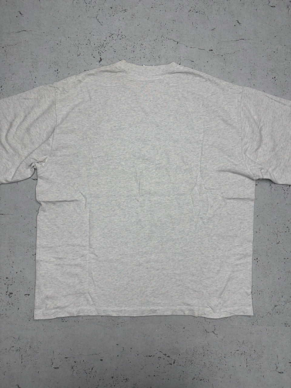 Nike Swoosh T-Shirt hellgrau meliert Rückseite
