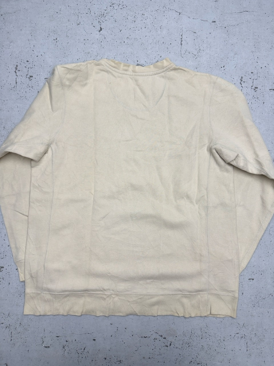Nike Swoosh Sweatshirt creme Rückseite