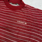 Adidas Trefoil Streifen Sweatshirt bordeaux Zustand Detail Kragen