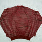 Adidas Trefoil Streifen Sweatshirt bordeaux Rückseite