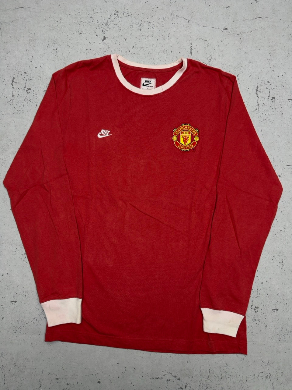 Nike Manchester United Longsleeve rot creme Vorderseite