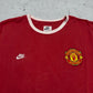 Nike Manchester United Longsleeve rot creme Logo Detail