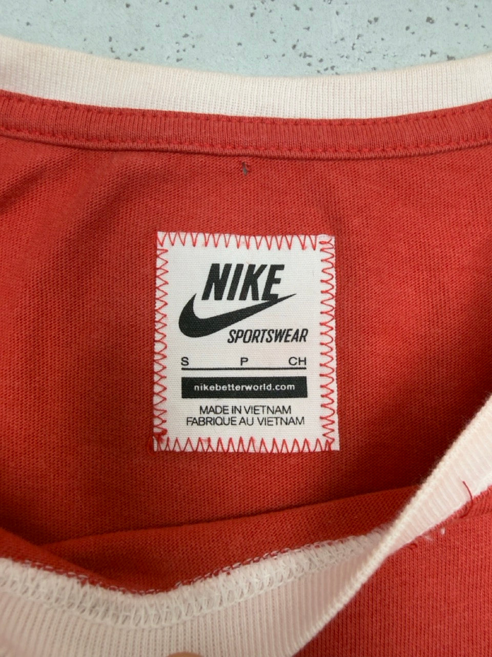 Nike Manchester United Longsleeve rot creme Etikett