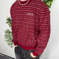 Adidas Trefoil Streifen Sweatshirt bordeaux Fitpic