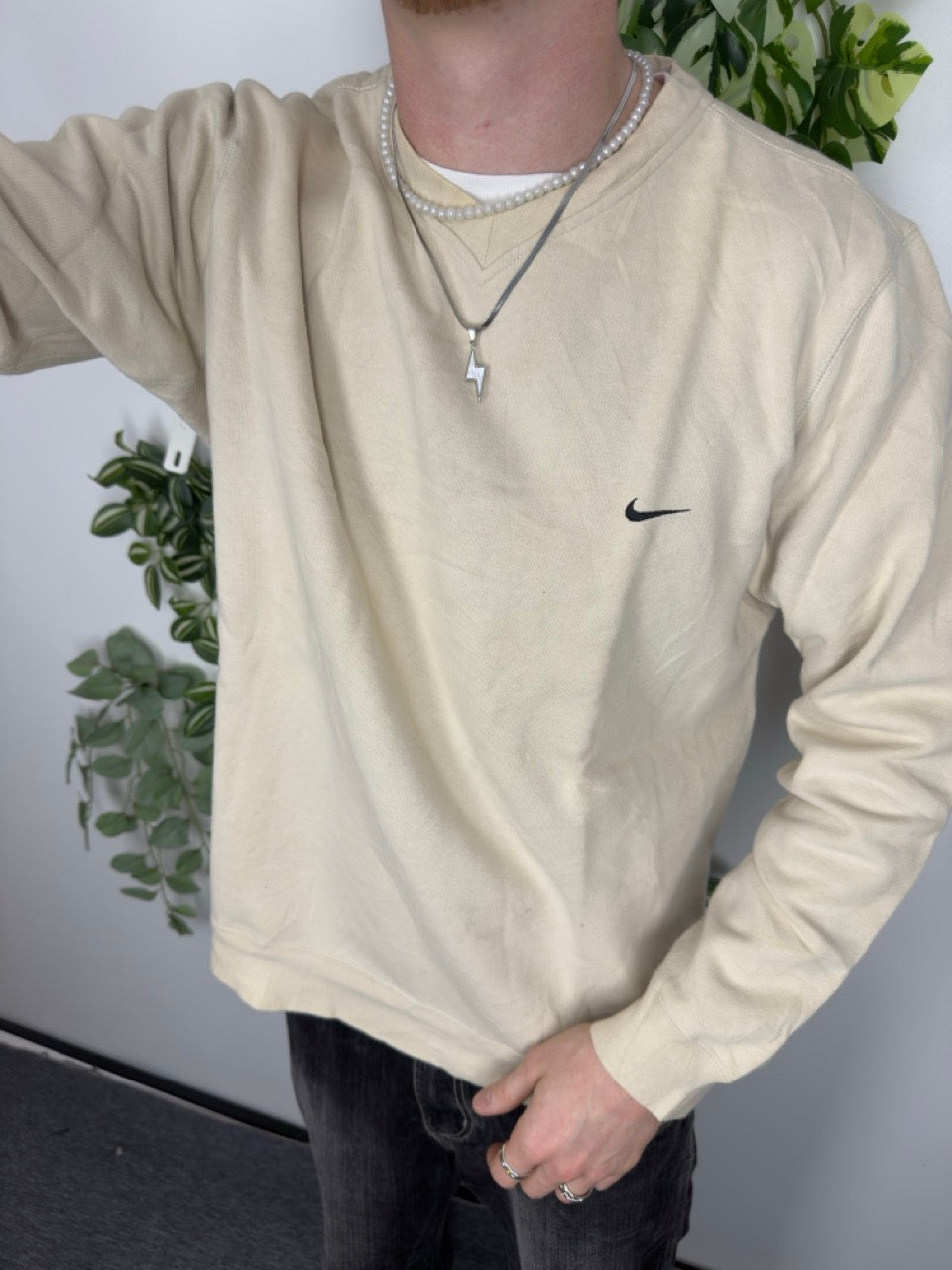 Nike Swoosh Sweatshirt creme Fitpic