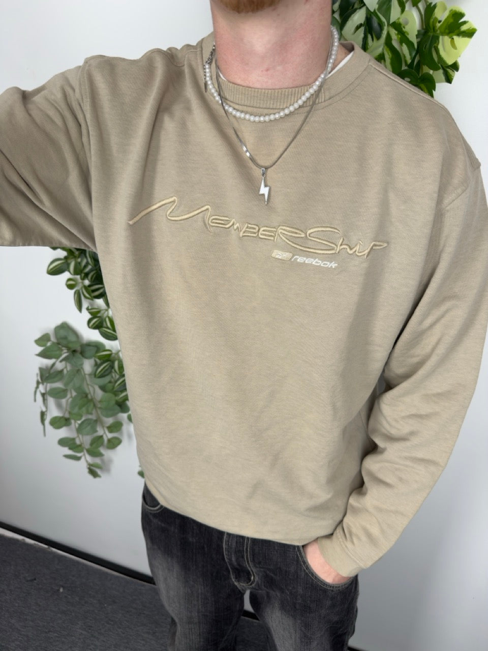 Reebok Membership Sweatshirt beige sand Fitpic