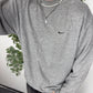 Nike Swoosh Sweatshirt grau meliert Fitpic