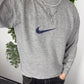 Nike Big Swoosh Sweatshirt grau meliert Fitpic