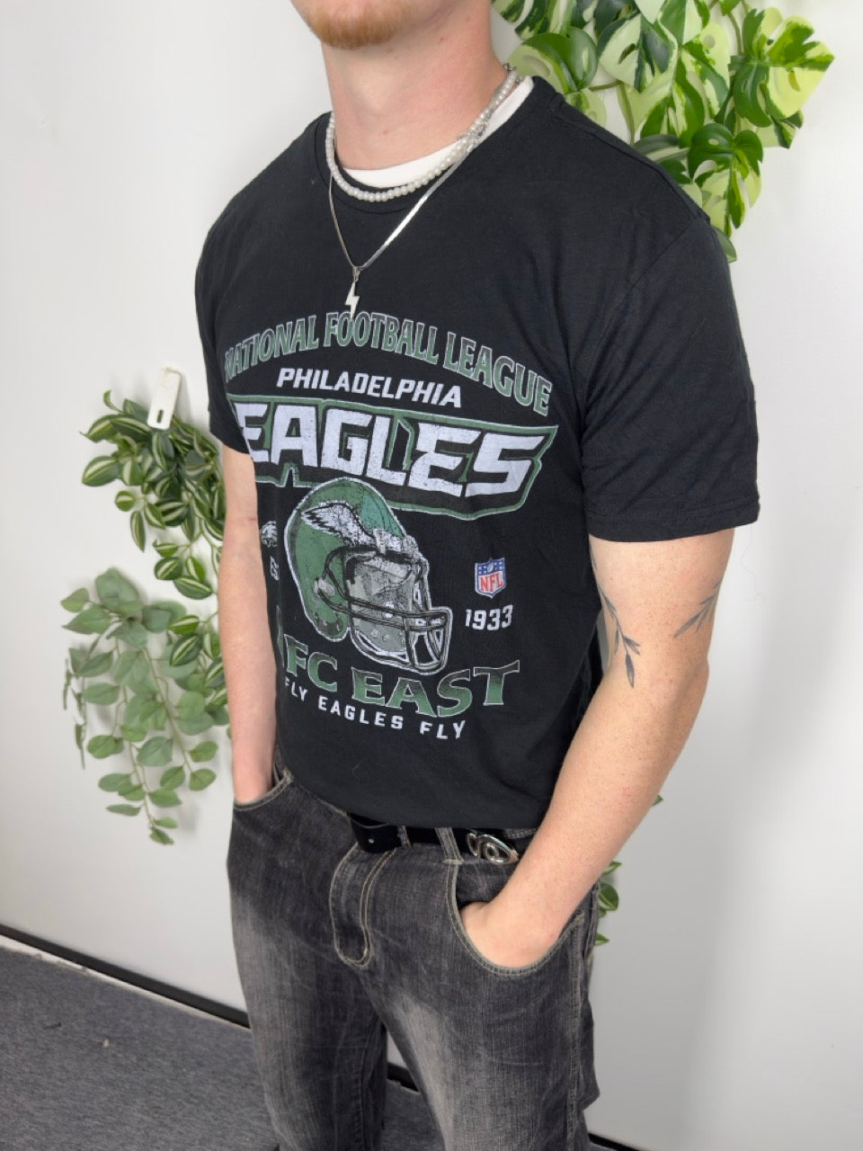 NFL Philadelphia Eagles T-Shirt schwarz Fitpic