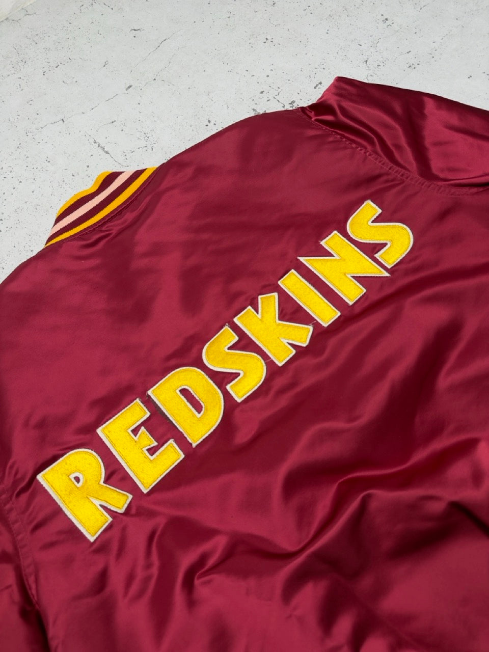 NFL x Starter Redskins 1980 vintage varsity Collegejacke Bomberjacke Jacke rot M L
