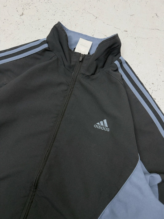 Adidas vintage Trackjacket Windbreaker Jacke blau XL