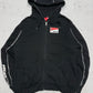 Ducati vintage Zipper Kapuzenjacke Hoodie schwarz S