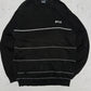 Rip Curl vintage Sweatshirt Knitwear Sweater Y2K Logo embroidery schwarz M