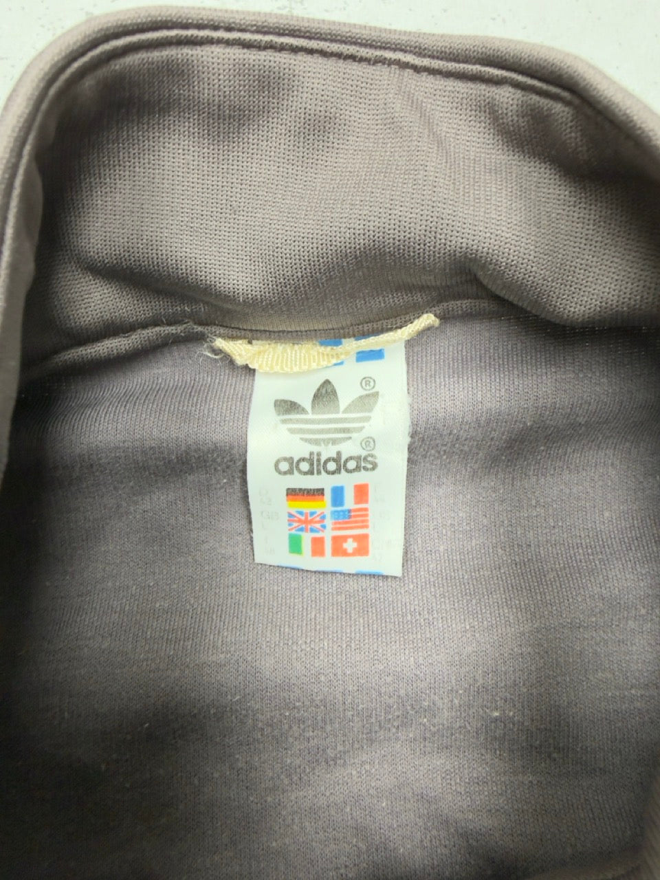 Adidas Trainingsjacke blau Detail