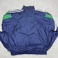 Adidas Trainingsjacke blau grün Detail