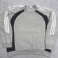 Adidas Sweatshirt hellgrau Vorderseite