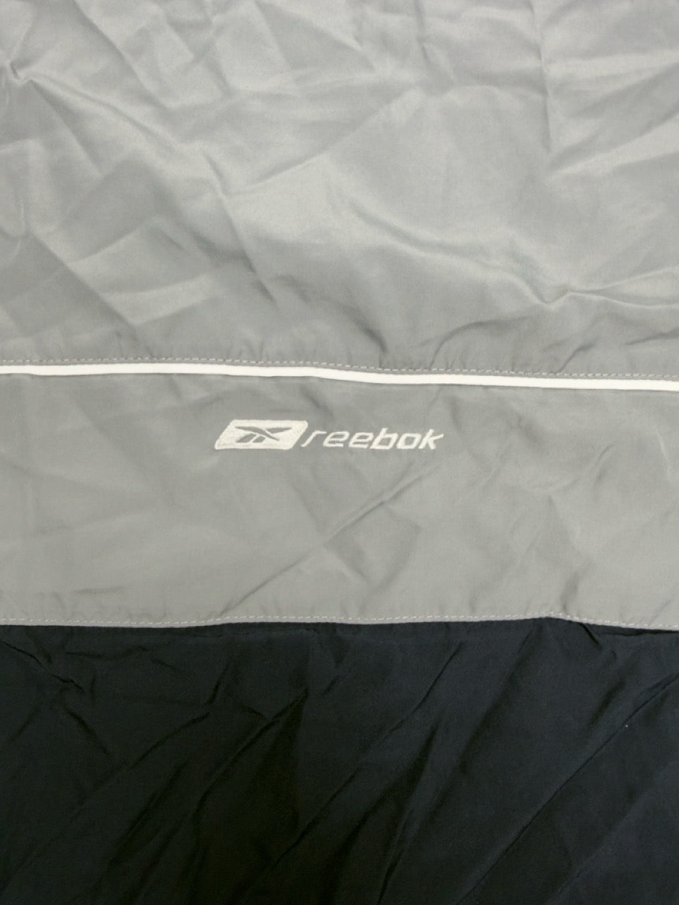 Reebok Trainingsjacke grau blau Detail