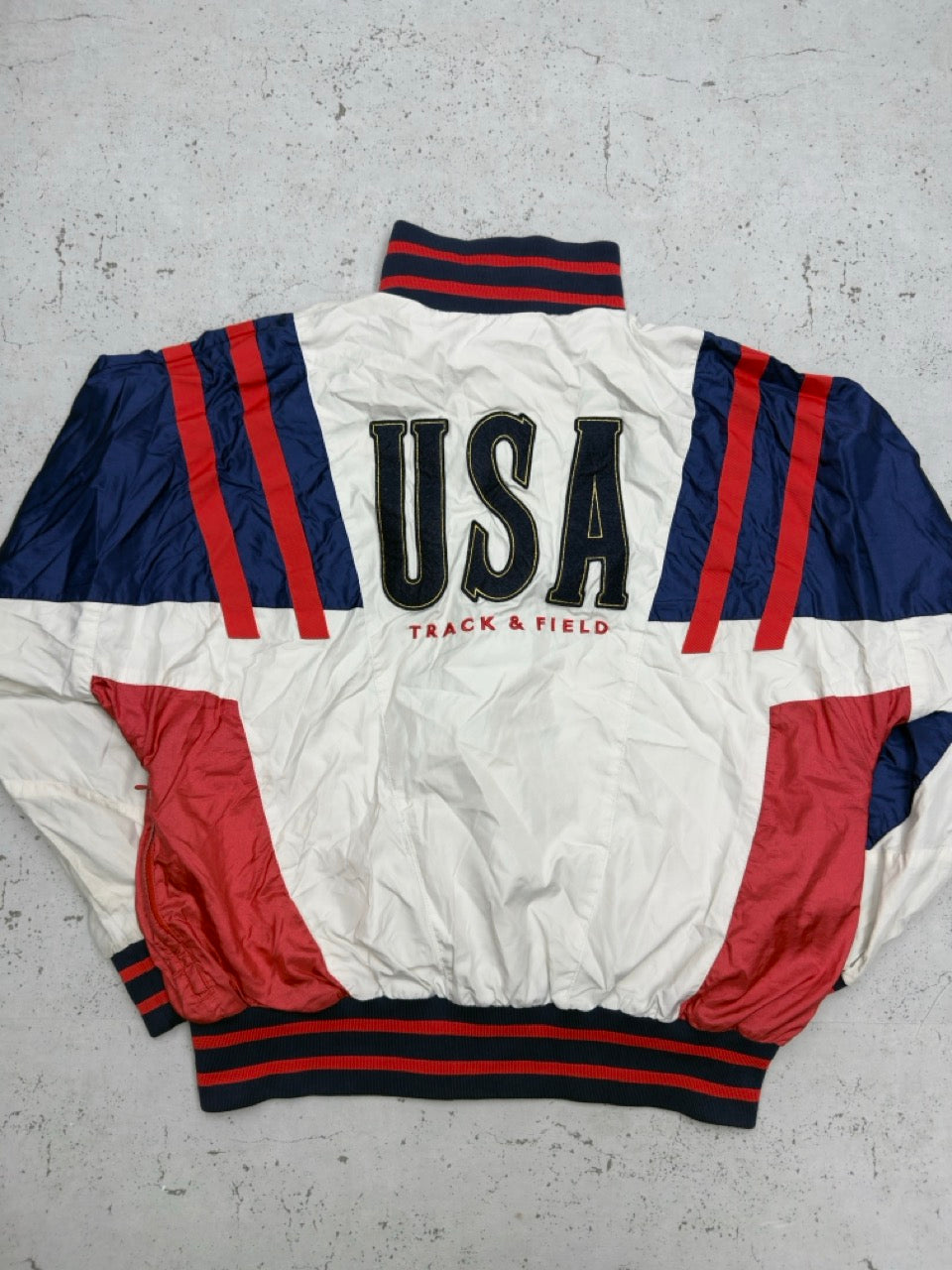 Nike USA Trainingsjacke weiß Detail