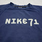 Nike Sweatshirt blau Rückseite