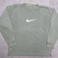 Nike Sweatshirt grün Vorderseite