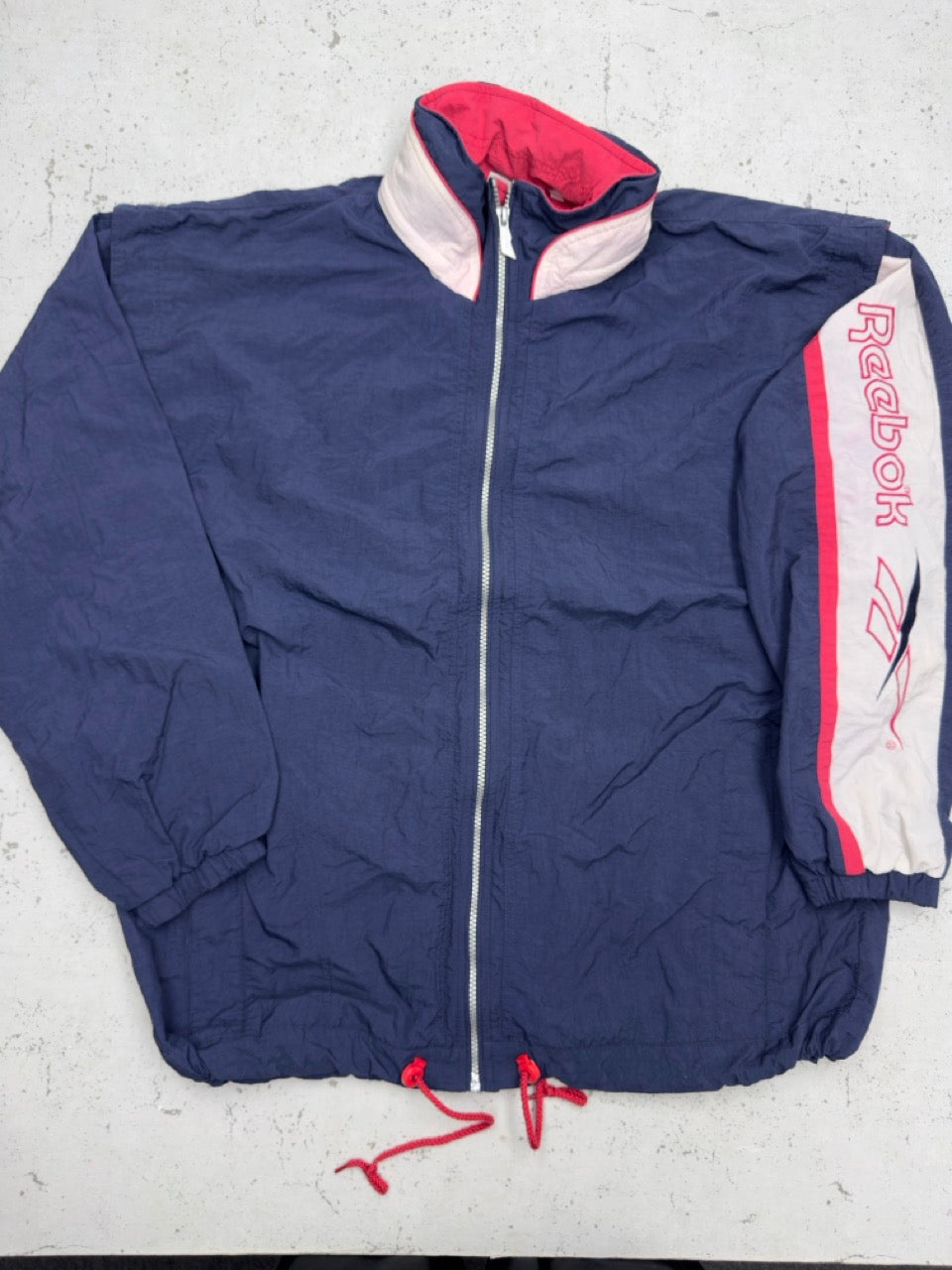 Reebok Windbreaker blau Vorderseite