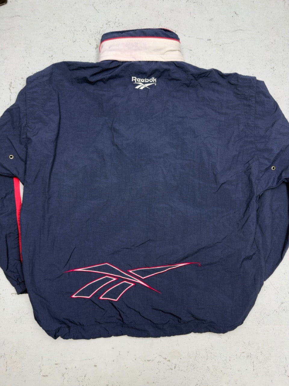 Reebok Windbreaker blau Etikett