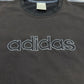 Adidas Sweatshirt dunkelbraun Rückseite