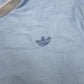 Adidas Piqué Sweatshirt hellblau Rückseite