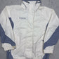 Columbia Outdoorjacke creme blau Vorderseite